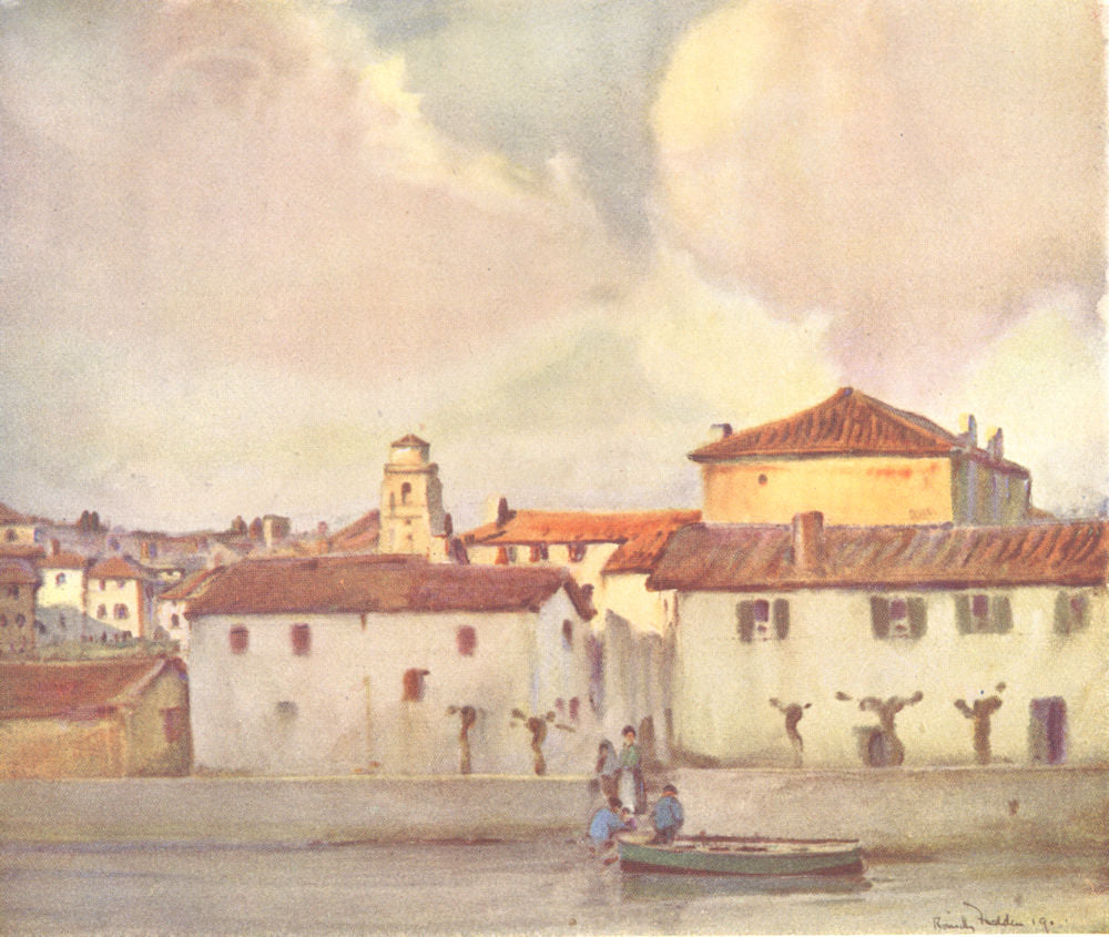 PYRÉNÉES-ATLANTIQUES. Basque country. Convent des Recollets, St Jean de Luz 1921